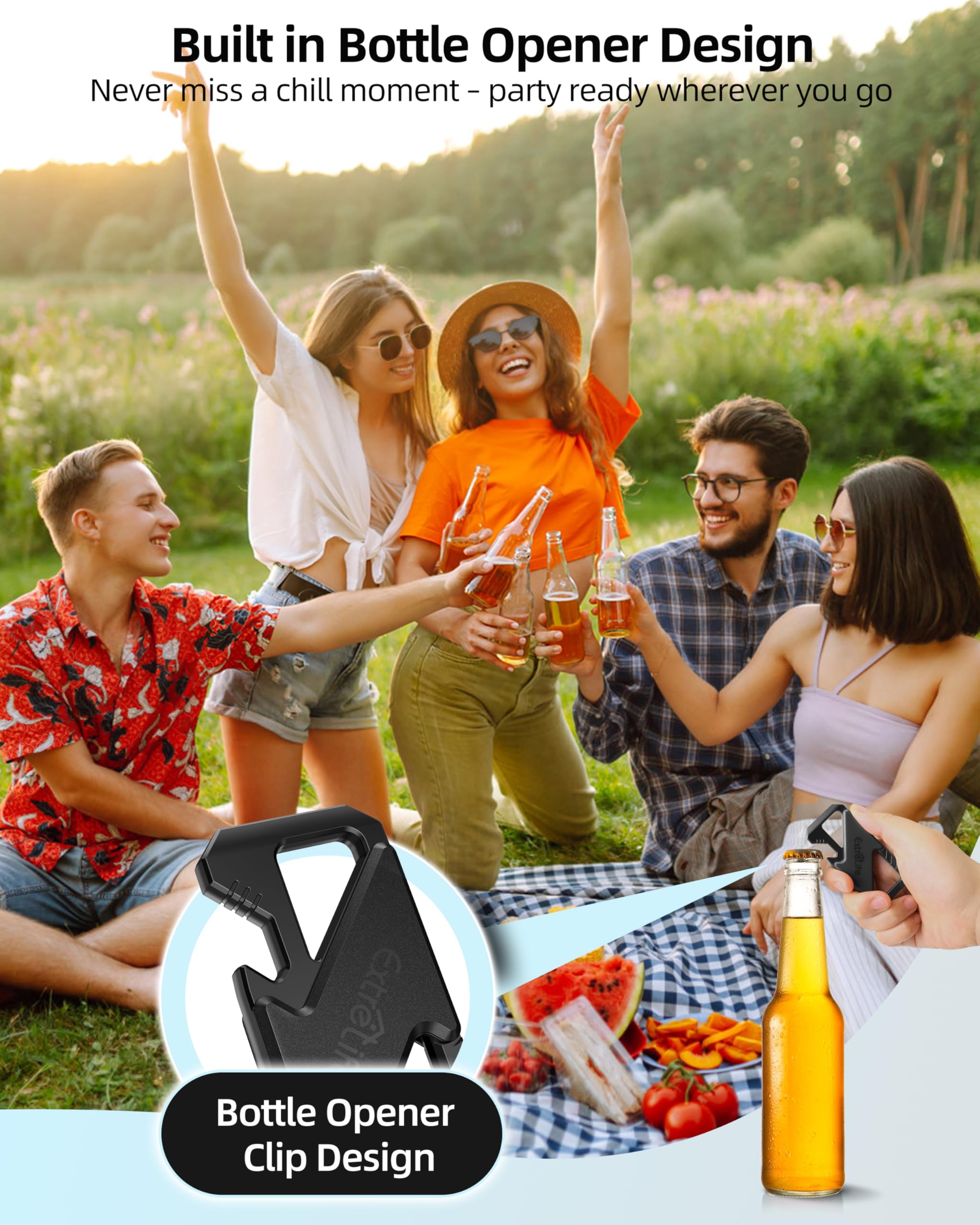 ExtreLife opening a bottle showing convenient on‑the‑go access