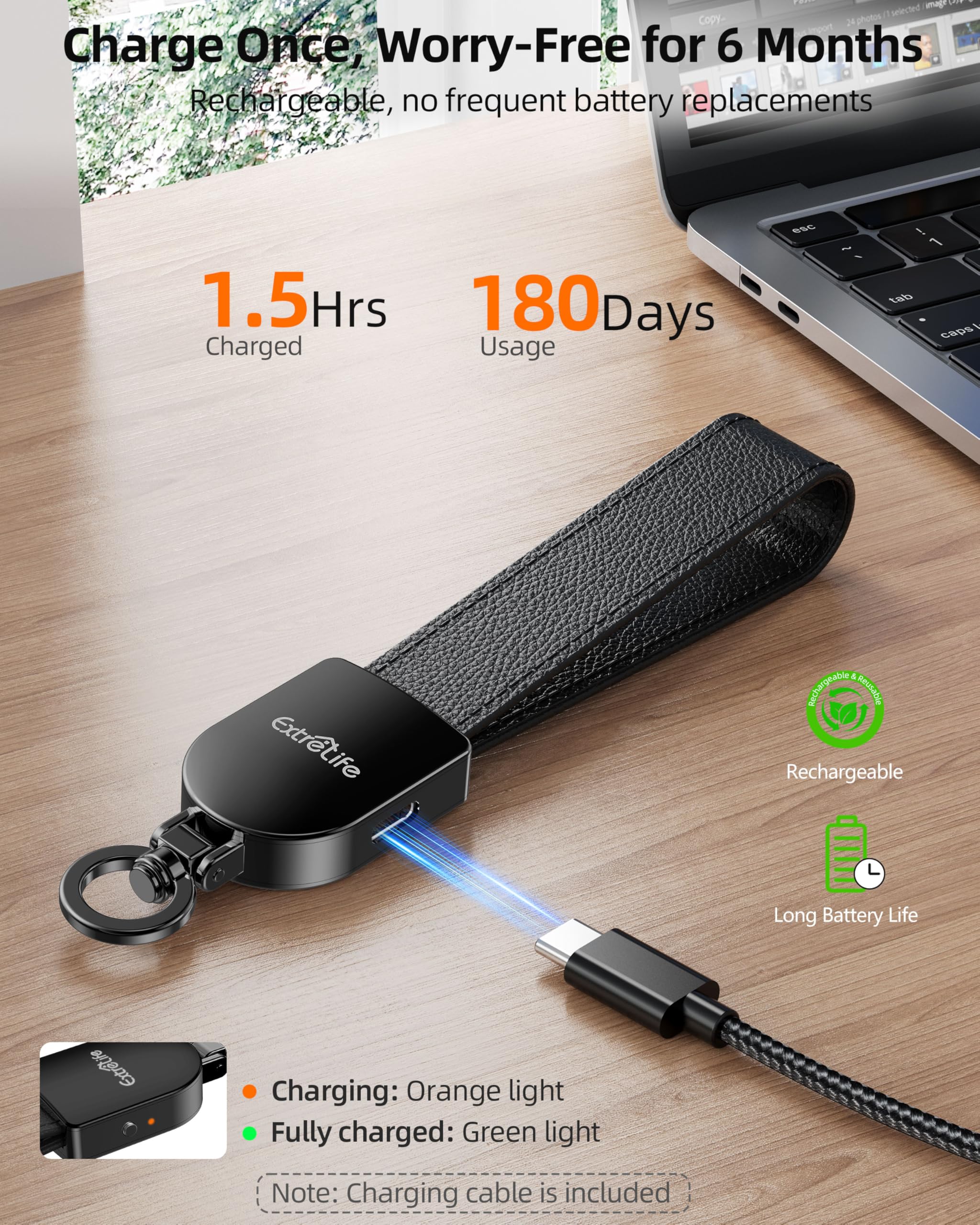 ExtreLife hinge and D-ring detail showing 360-degree rotation and sturdy metal hardware