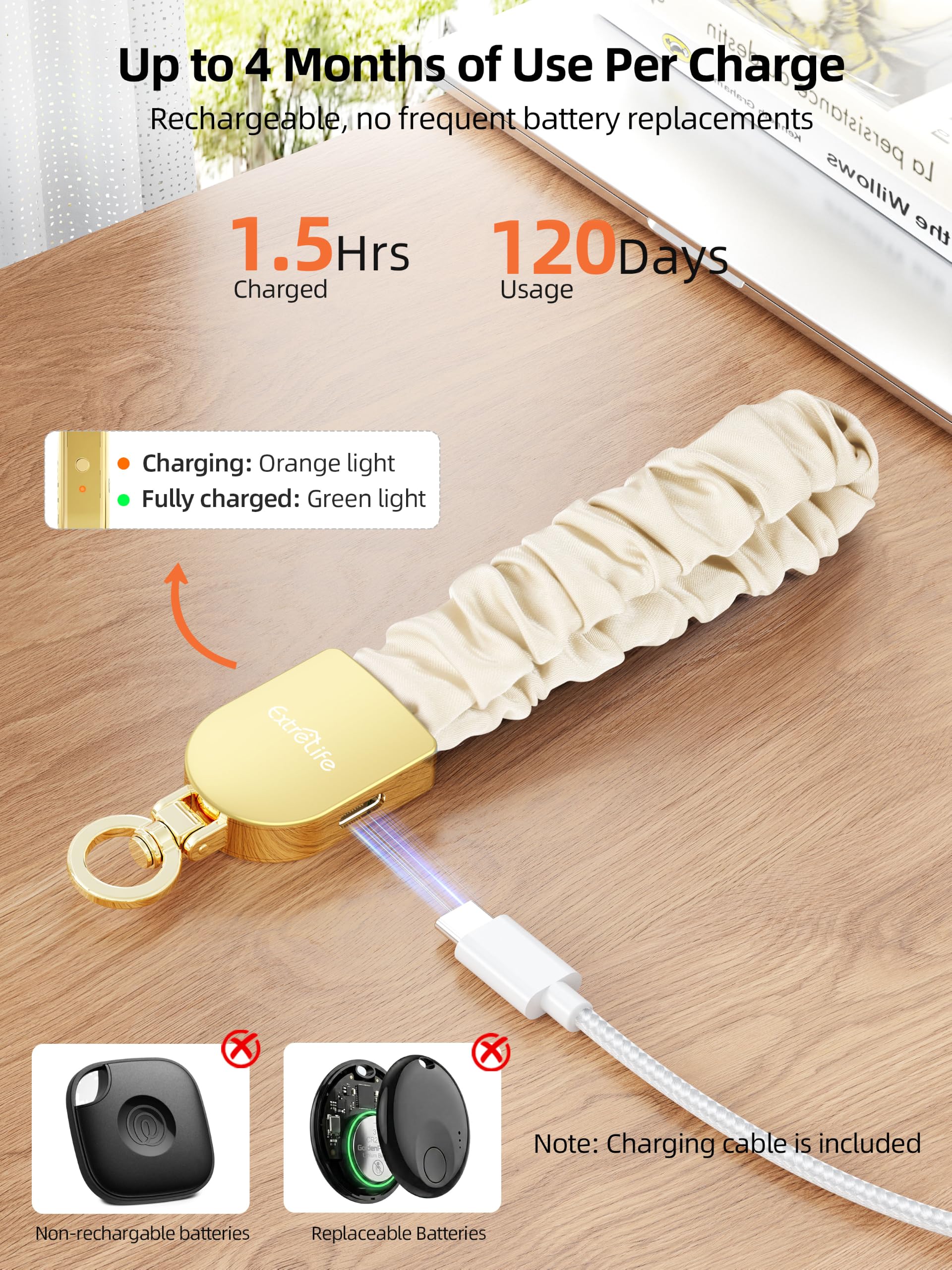 ExtreLife wristlet on wrist lifestyle image showing hands-free carry convenience