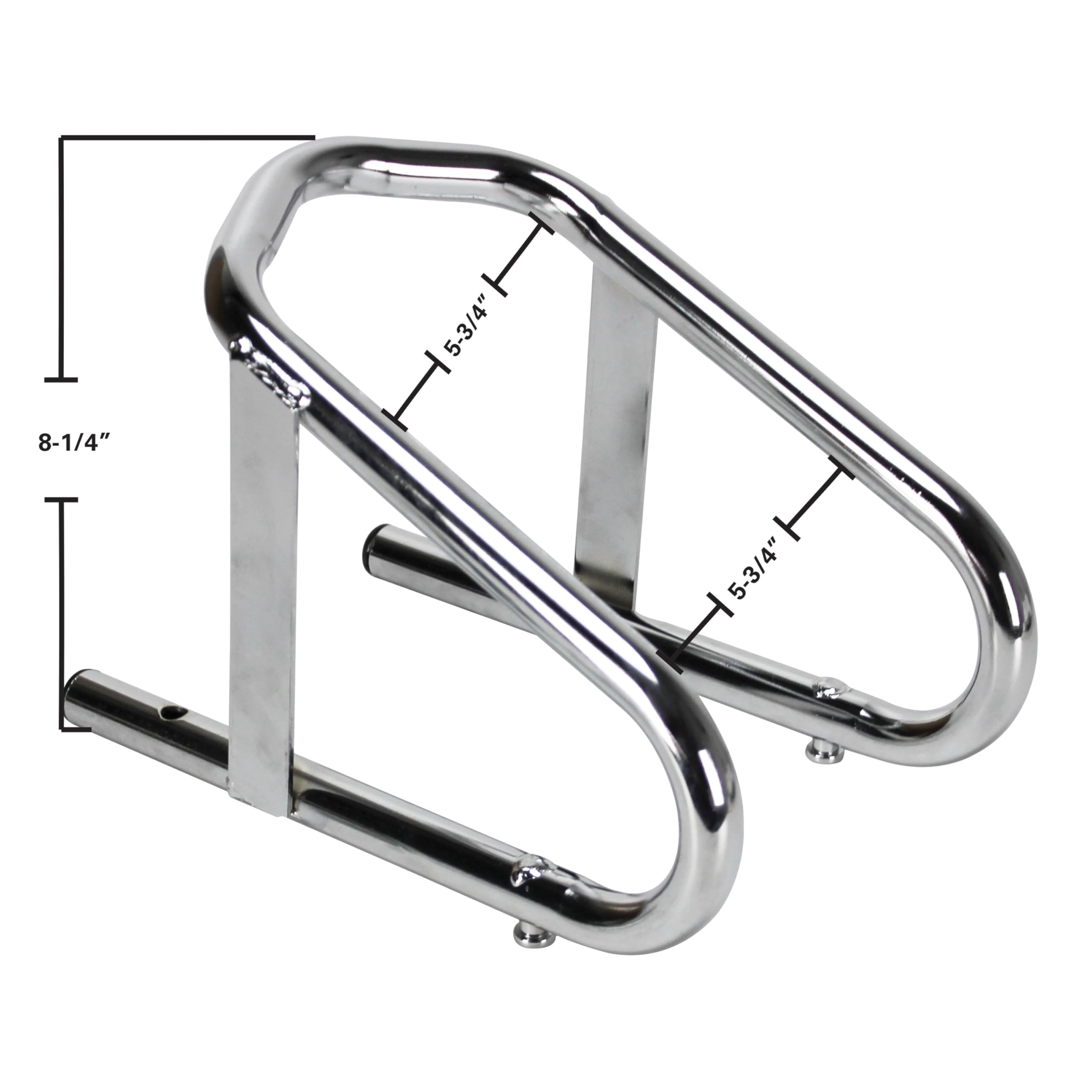 Extreme Max close-up of chrome welds and tubing offering durable corrosion resistance