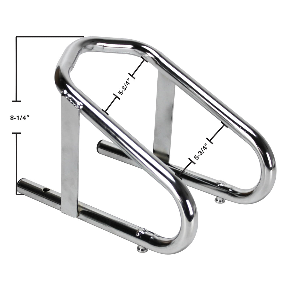 Extreme Max close-up of chrome welds and tubing offering durable corrosion resistance
