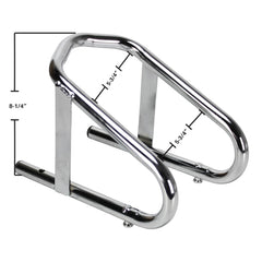 Extreme Max close-up of chrome welds and tubing offering durable corrosion resistance