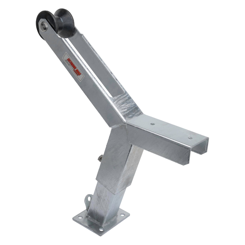 Extreme Max notched post detail showing height adjustment and secure lock