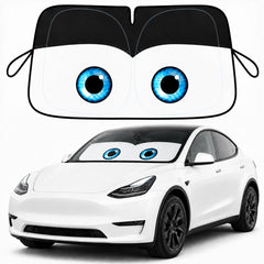 eygeufg front view on windshield showing full coverage and cleaner fit