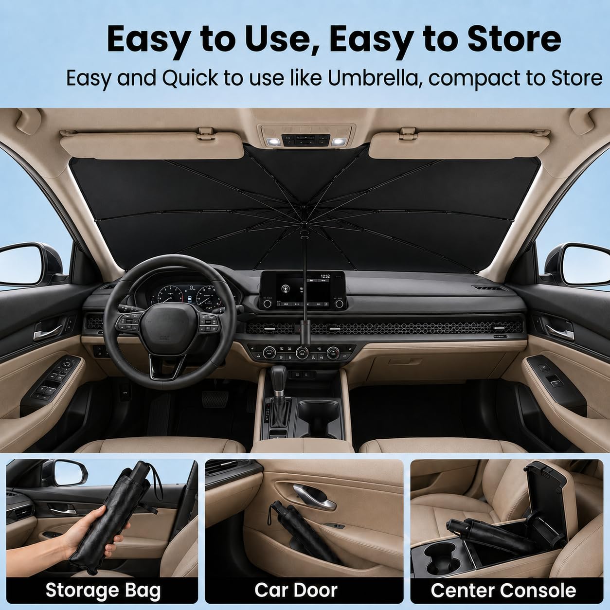 eygeufg in-car lifestyle parked driveway shows real-world use