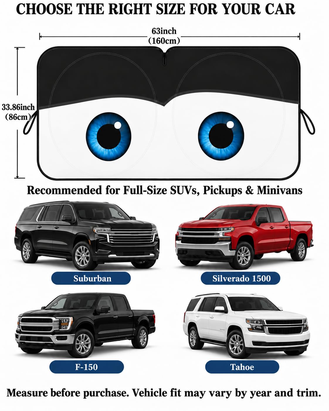 eygeufg installed in pickup truck illustrating broad coverage and cooling benefit