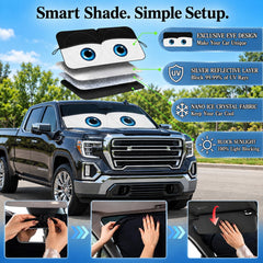 eygeufg installed in large SUV windshield offering full interior protection