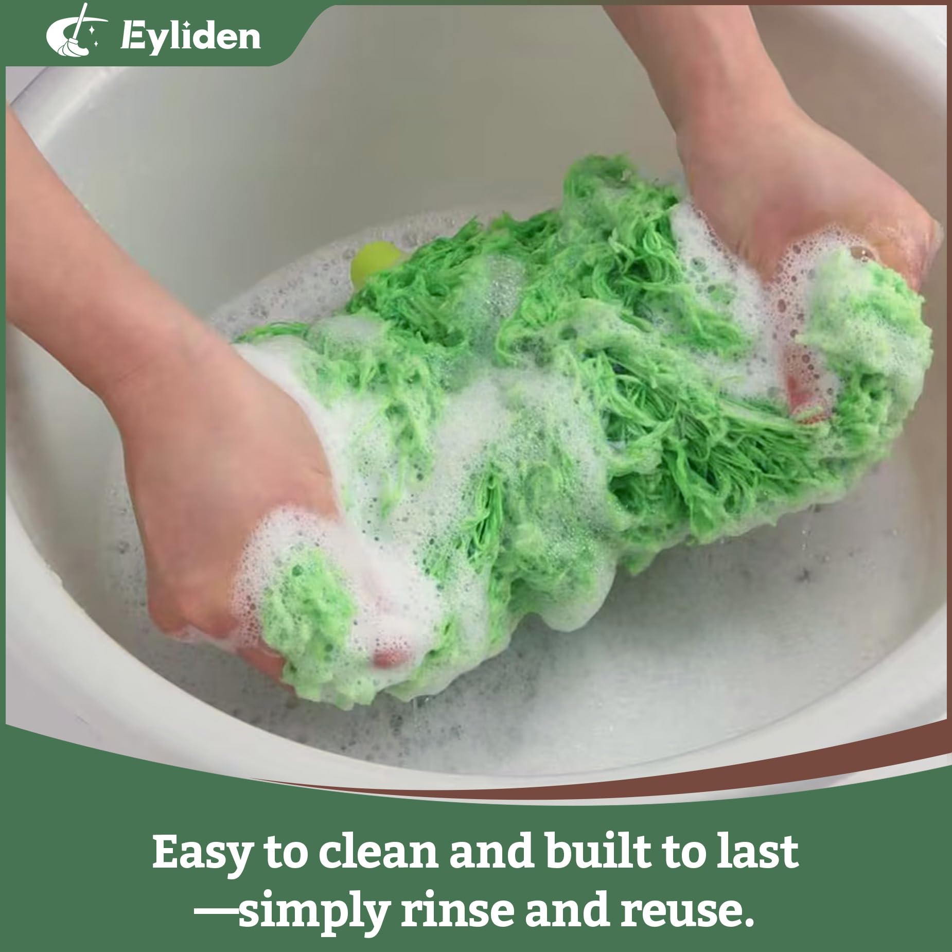 Eyliden cleaning window blinds demonstrating multi-surface versatility and dust removal