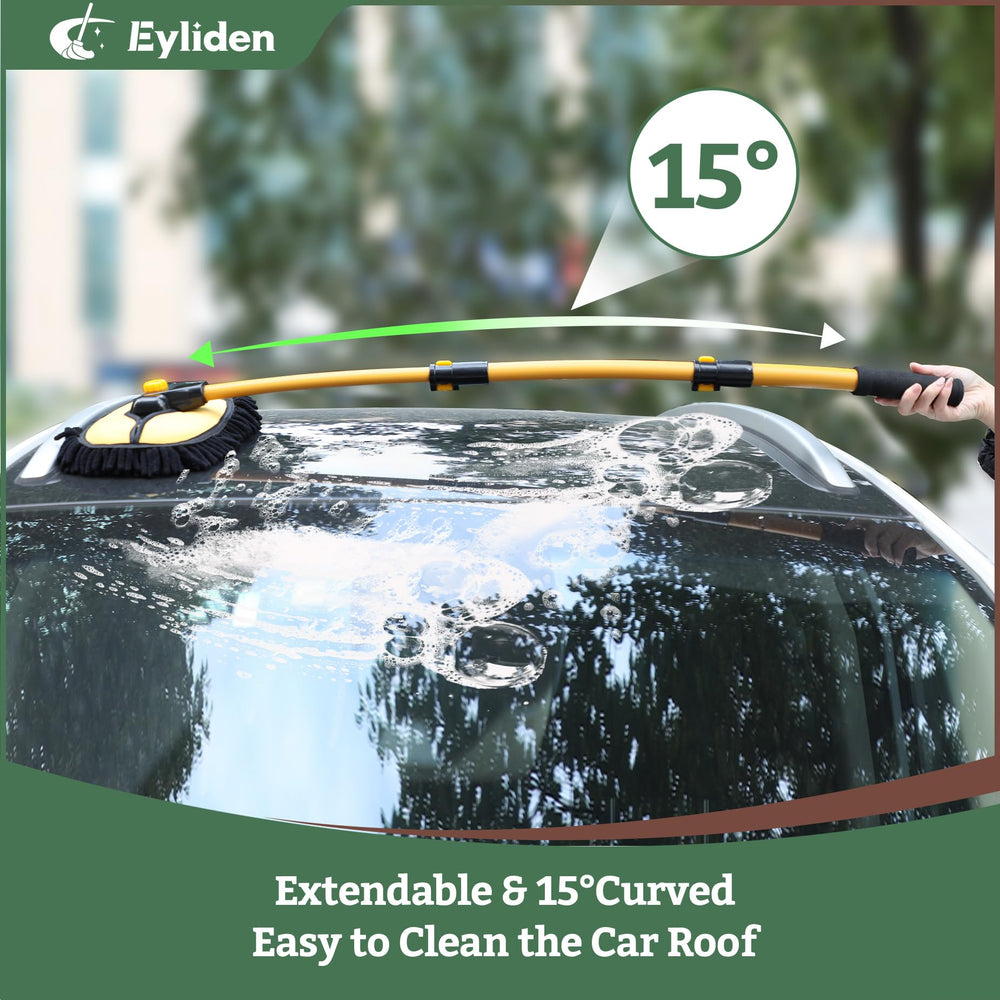 Eyliden length comparison extended and collapsed for storage convenience