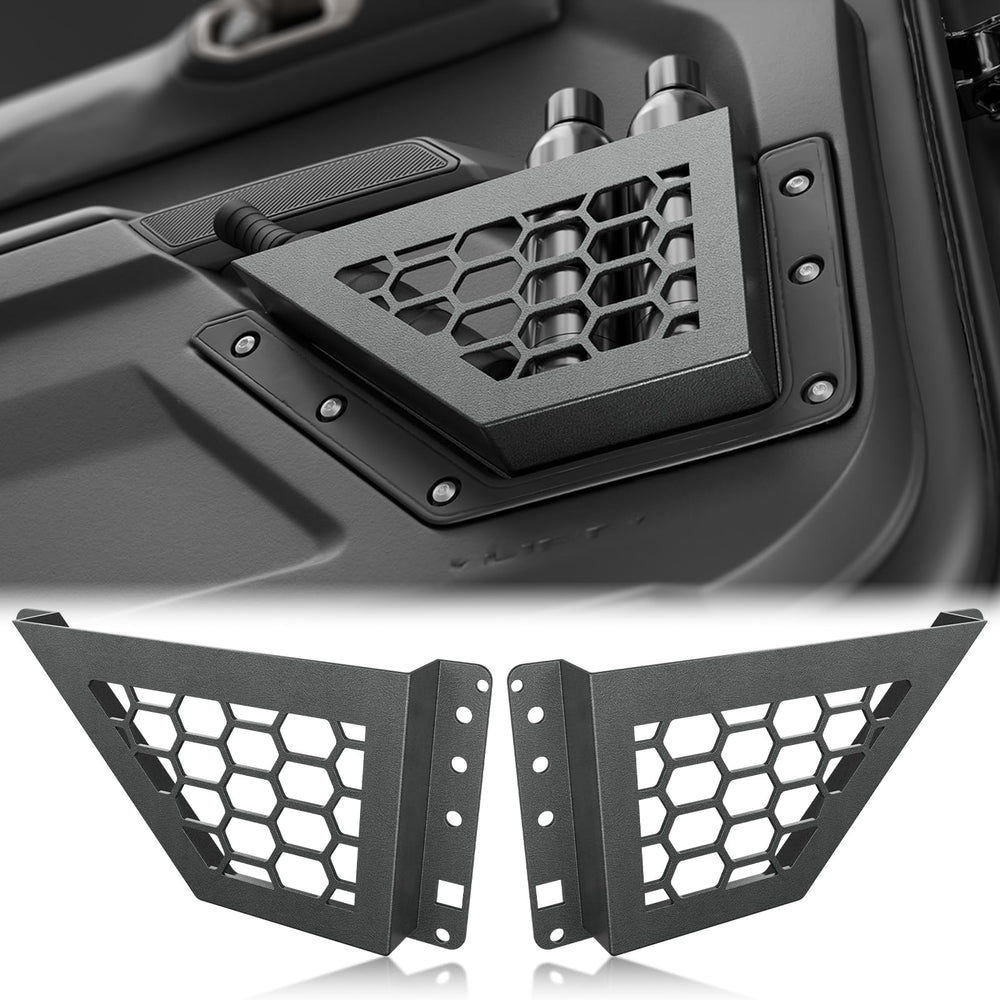 EYOUHZ front view showing storage pocket on Bronco door, adds organized space