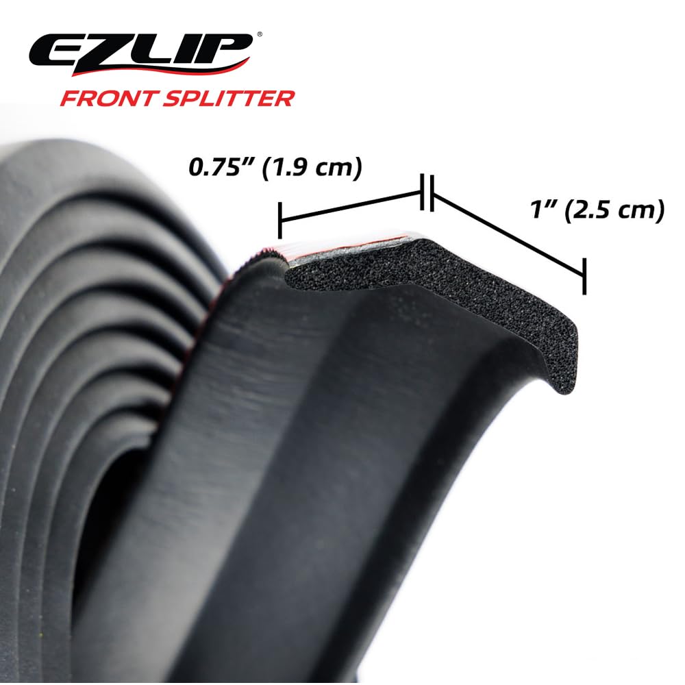 EZ Lip next to ruler showing 2-inch profile and accurate visual drop