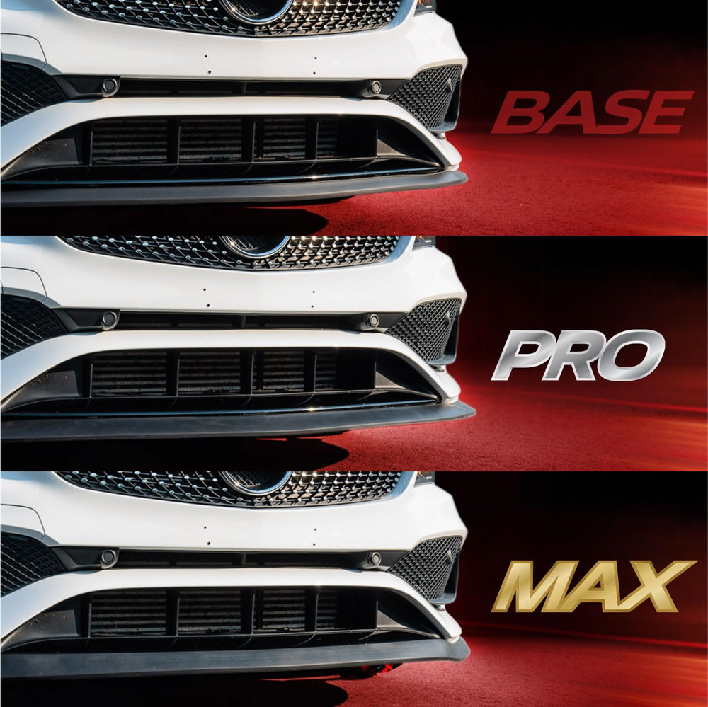 EZ Lip trimmed installation on bumper illustrating customizable fit and neat edge