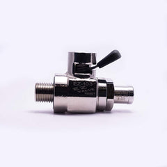 EZ Oil Drain Valve installed under a vehicle preventing spills during drain