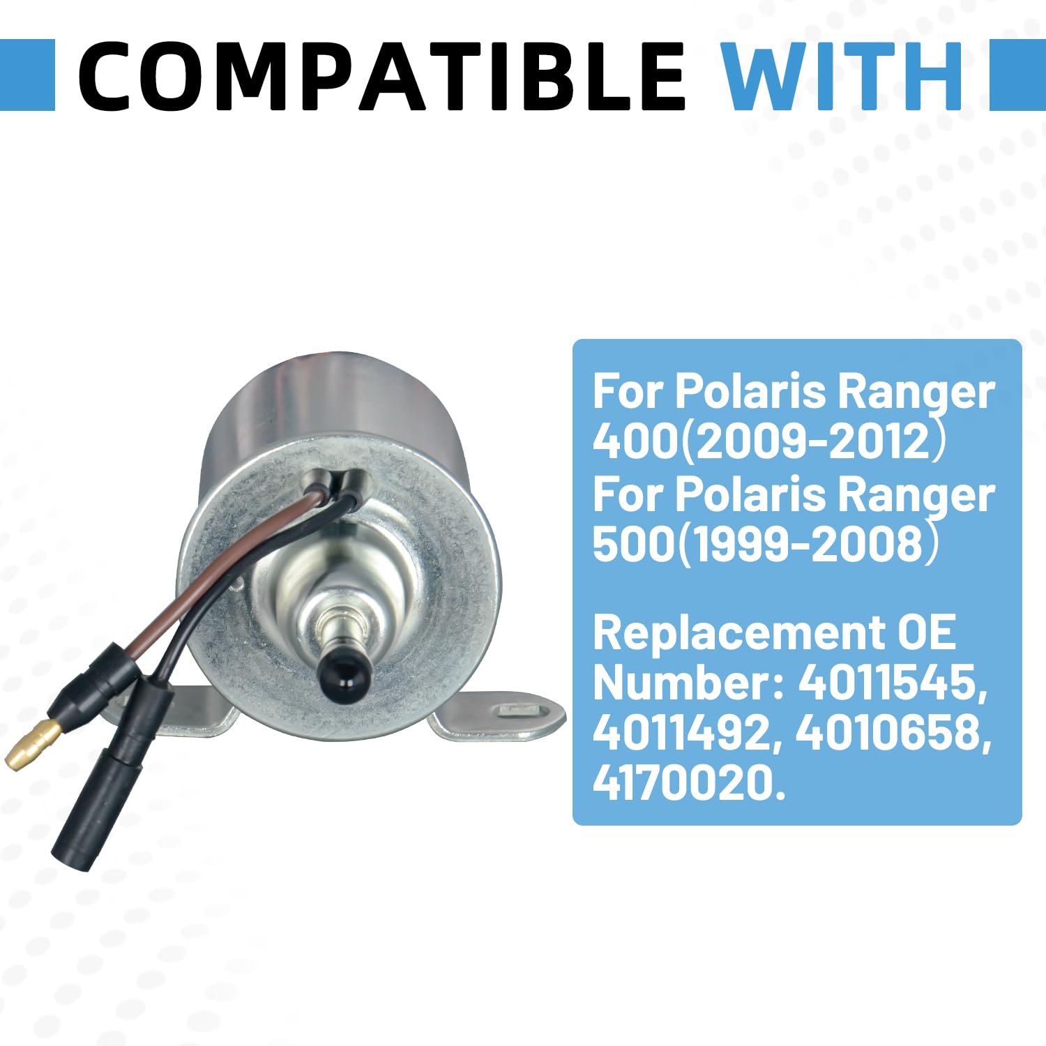 EZAPEX fuel pump installed in Polaris Ranger demonstrating restored performance