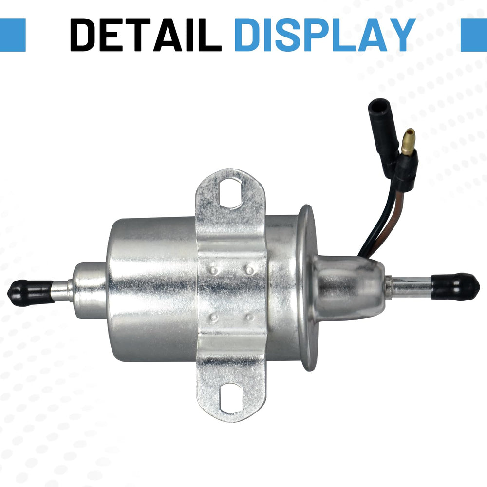 EZAPEX fuel pump mounting flange closeup showing OEM alignment benefit