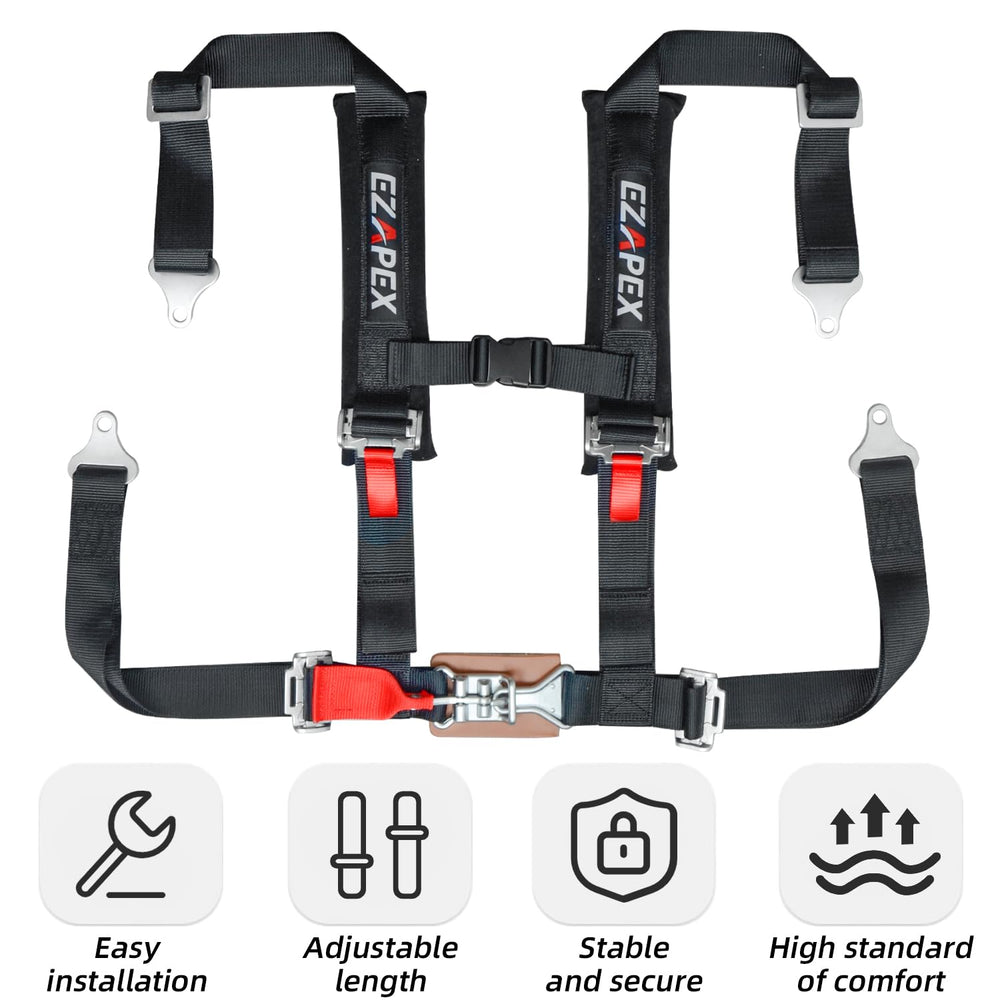 EZAPEX installed on a UTV driver seat illustrating practical fit and rider comfort