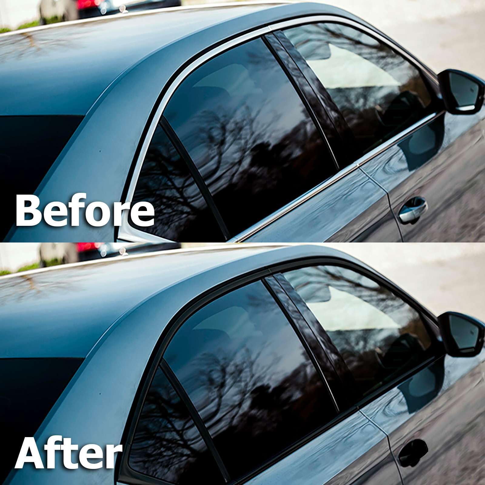 EZAUTO WRAP heat-conforming edge detail showing smooth finish