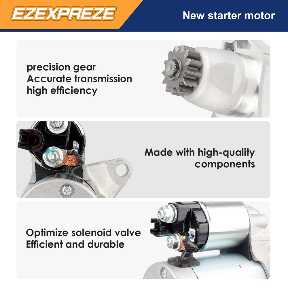 EZEXPREZE starter installed in engine bay demonstrating direct-fit ease