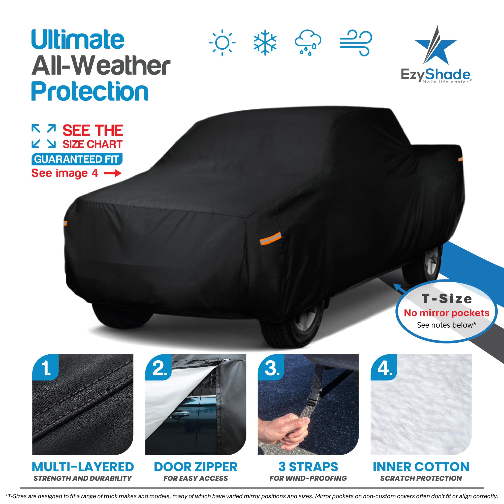 EzyShade fabric close-up highlighting multi-layer texture for waterproof protection