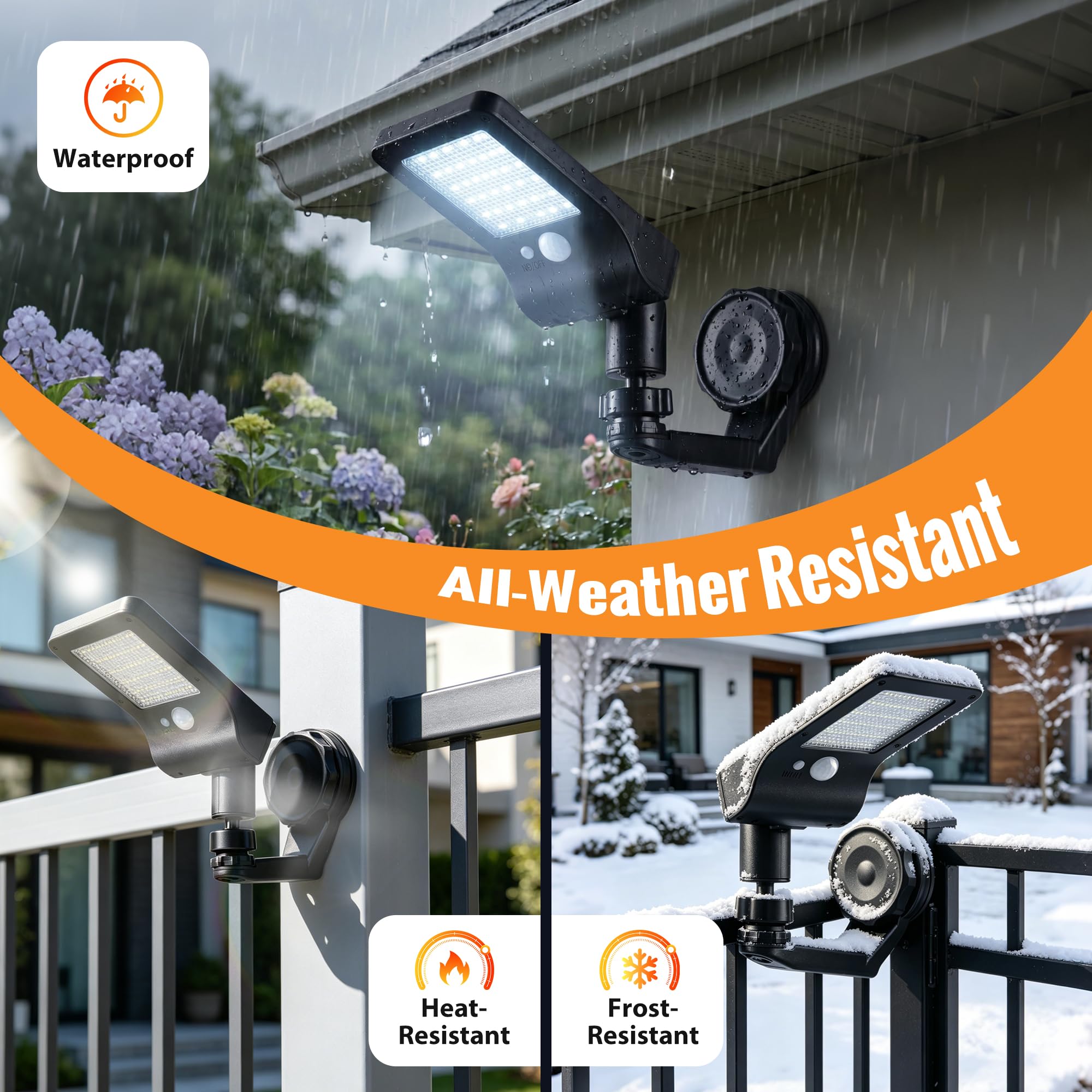 FabStyl in rain demonstrating IP65 weather resistance and durability