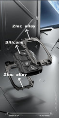 facaizhu close-up of zinc-alloy finish highlighting scratch resistance and style