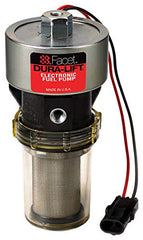 Facet Dura-Lift front view showing compact pump and mounting flange for reliable deep-lift installations