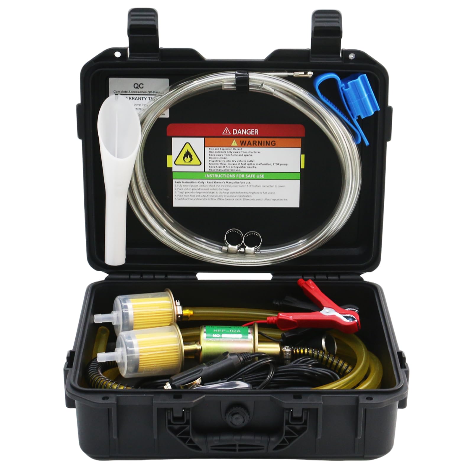 FACFUEL packed case showing organized kit for easy transport and storage