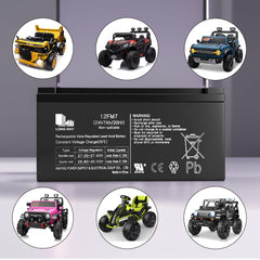 FACJOYMOOU battery installed in a child's ride-on toy restoring power and performance