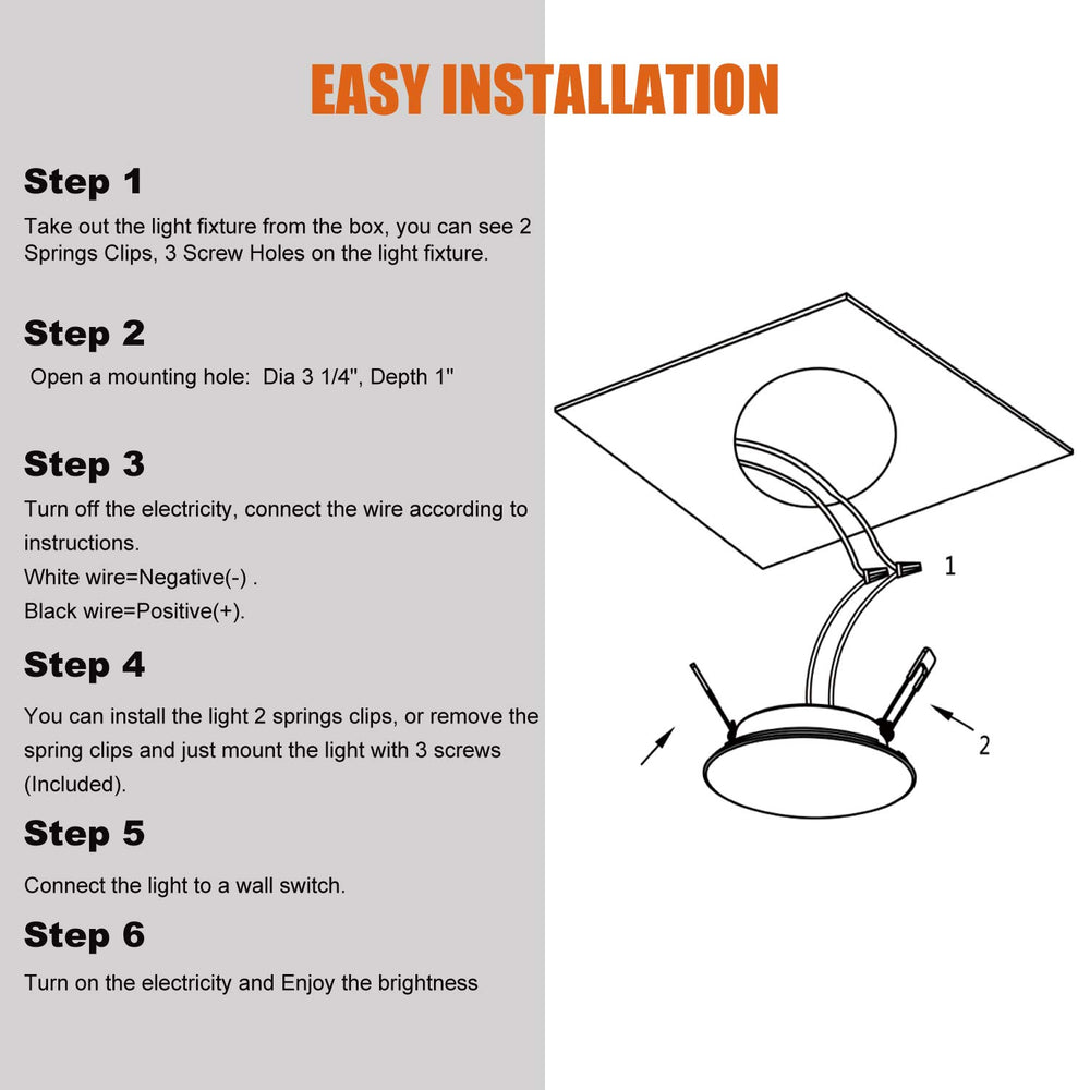 Facon six-pack packaging and included screws showing complete install kit