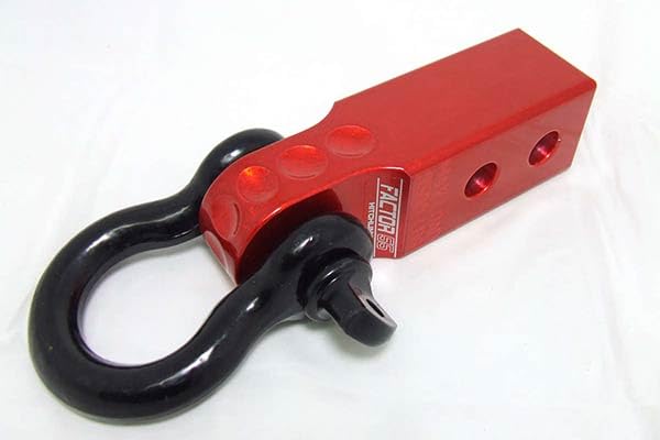 Factor 55 Hitchlink installed in a 2 inch receiver showing quick attachment benefit
