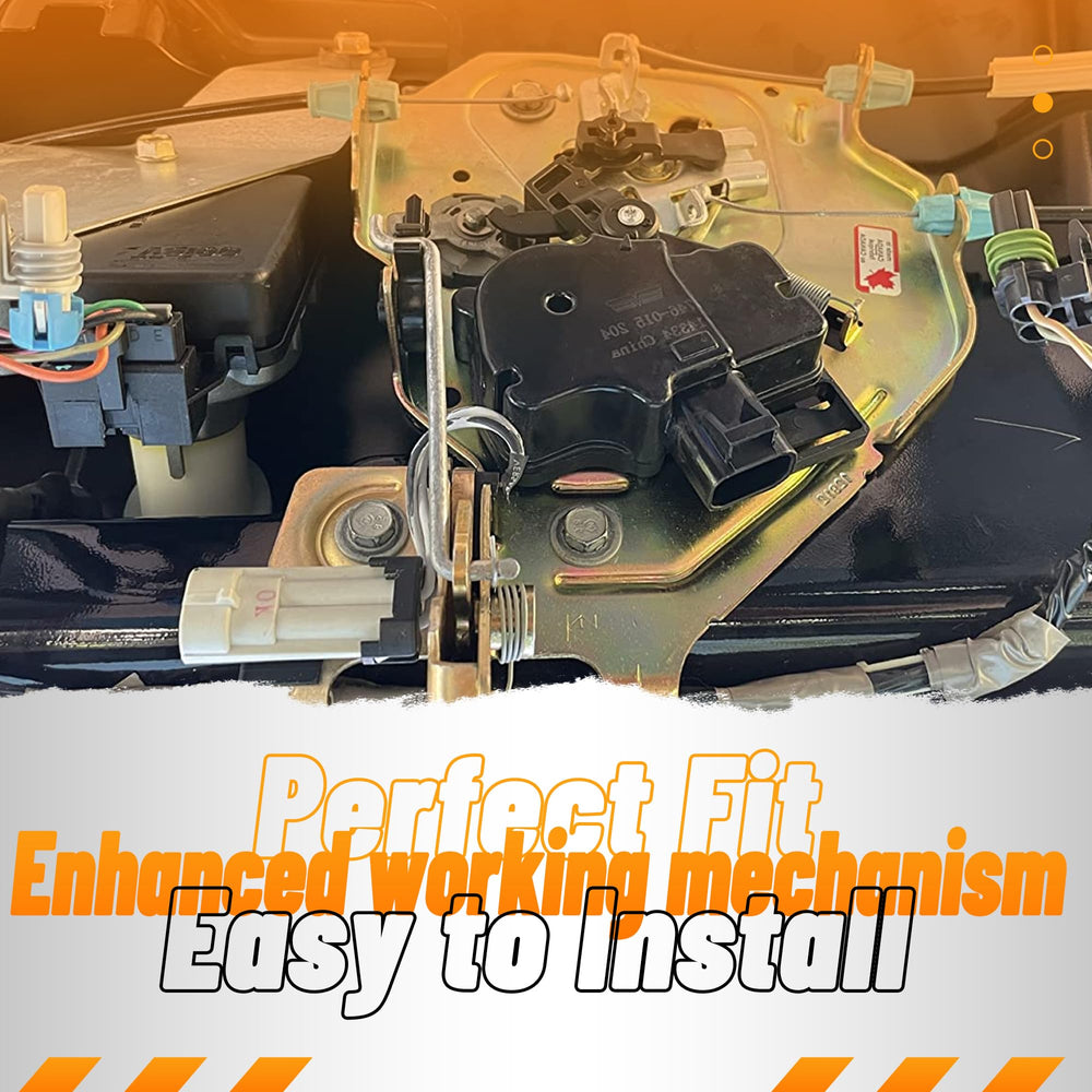 FAERSI actuator installed in rear hatch showing restored lock function