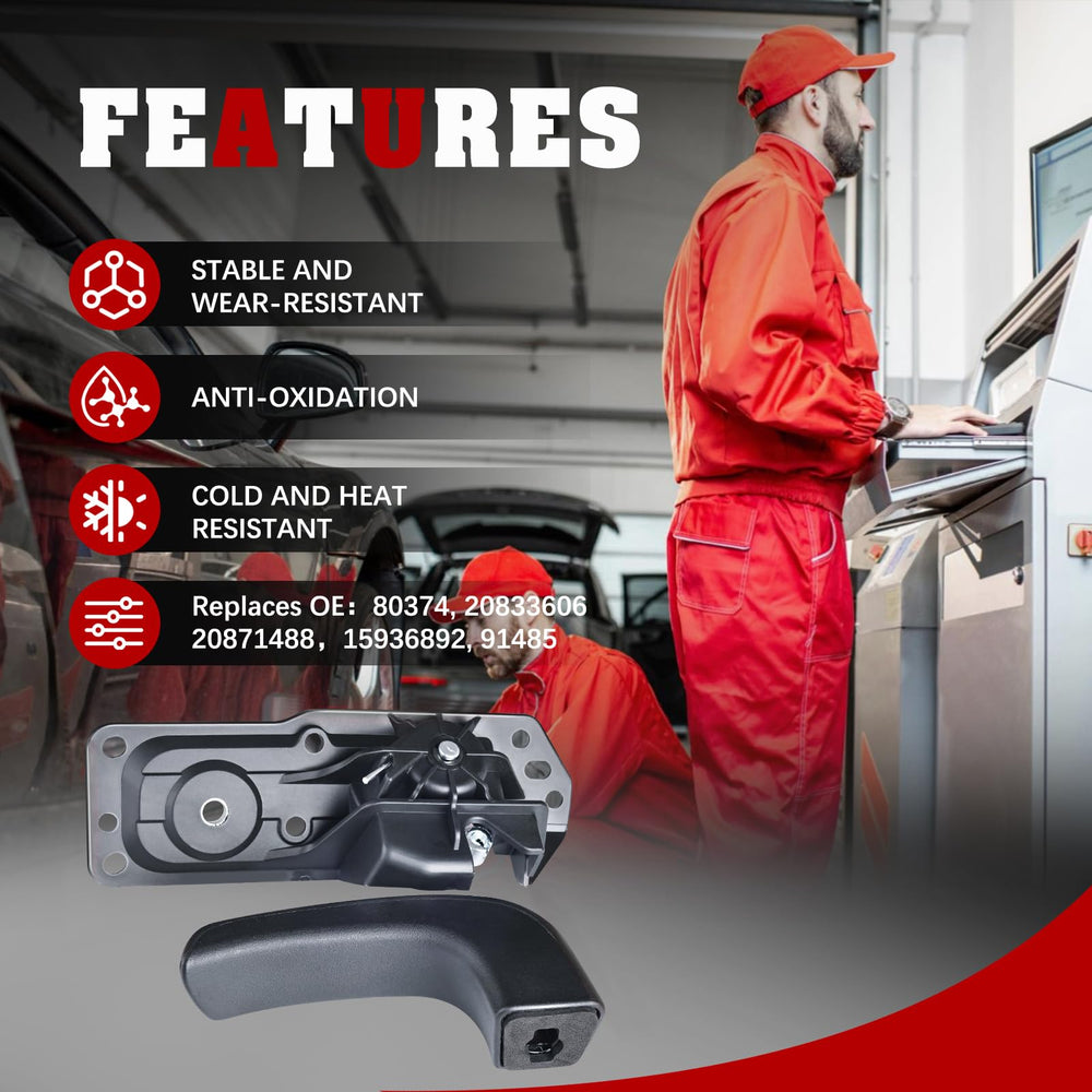 FAERSI handle next to screwdriver showing compact size and straightforward DIY fit