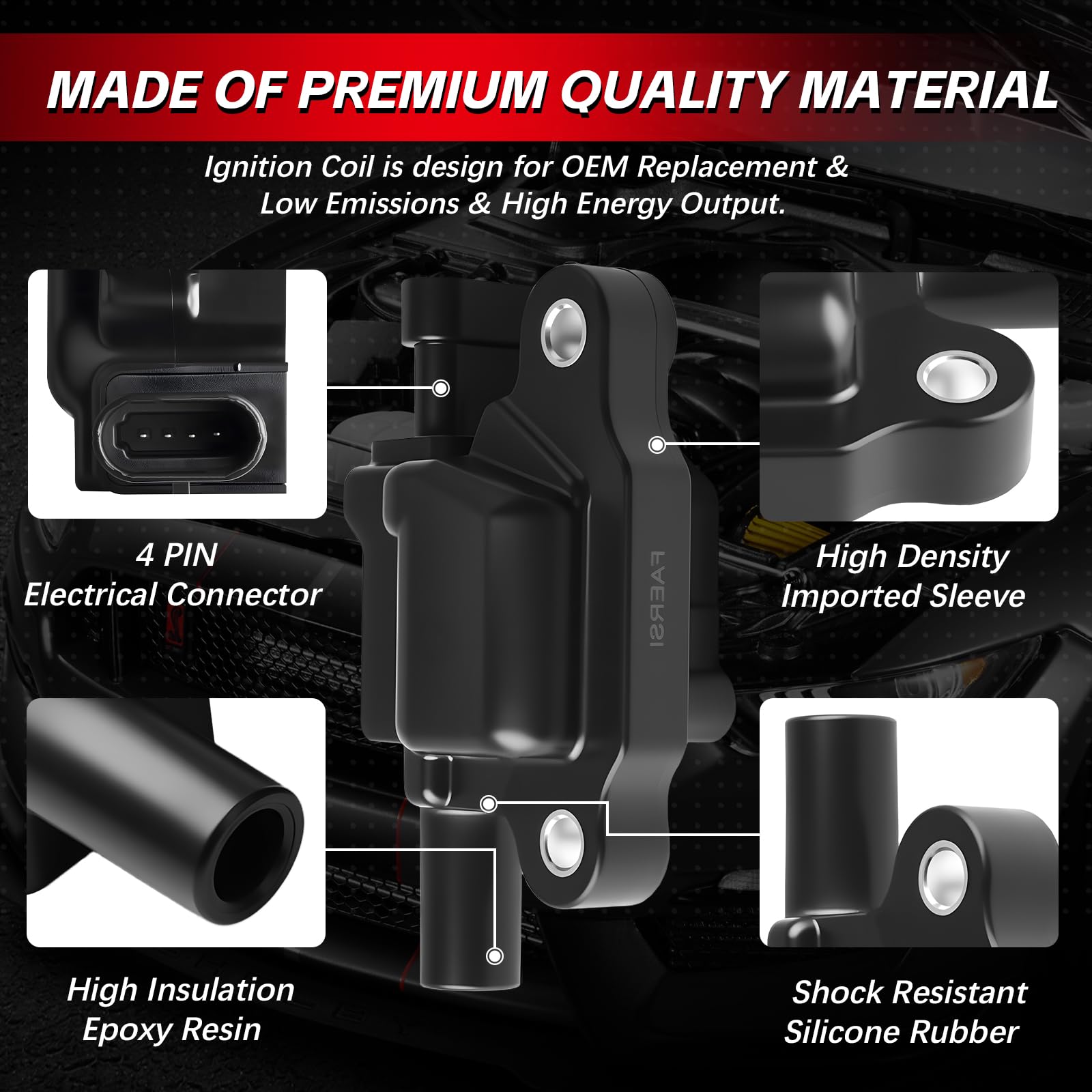 FAERSI UF413 side profile with mounting points for easy direct-fit installation