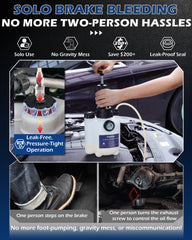 FAITIO 1L catch bottle close-up for clean waste collection and spill prevention