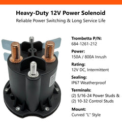 FalconSupply Trombetta sealed housing detail demonstrating IP67 weather protection