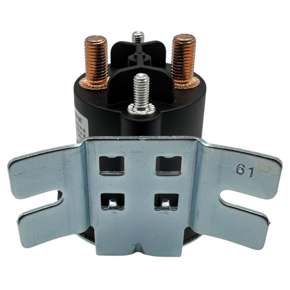 FalconSupply contactor installed on a hydraulic pump illustrating OEM compatibility