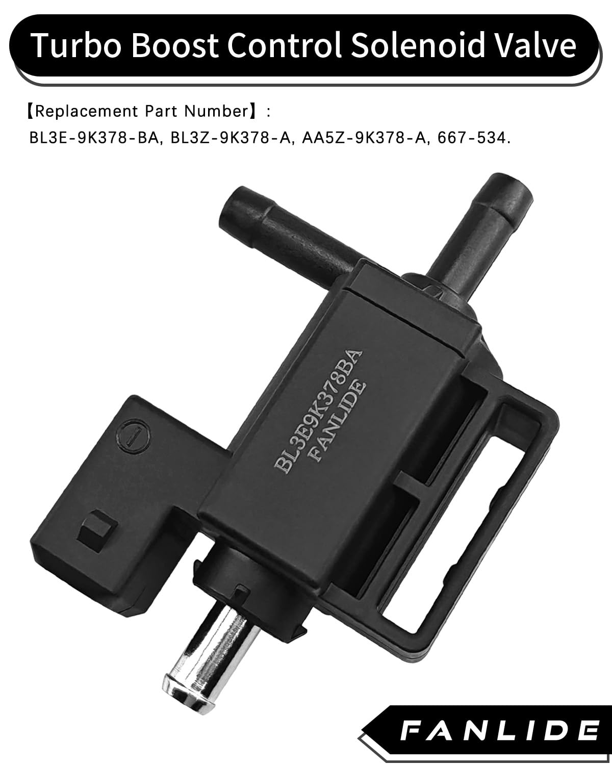 FANLIDE side profile of valve body illustrating robust ABS and metal construction