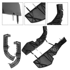 FanPaYY driver-side bracket installed demonstrating secure bumper support