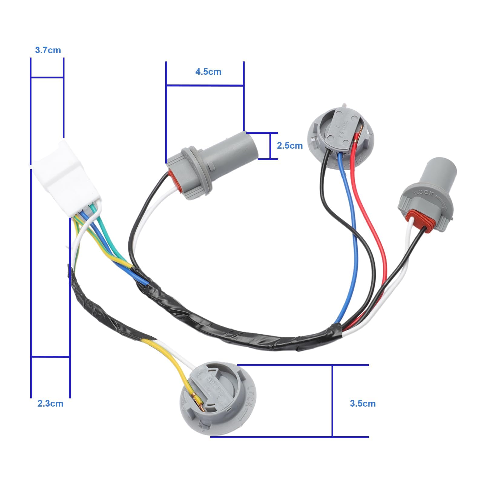 FanPaYY close-up of OE-style plug connector ensuring reliable electrical contact