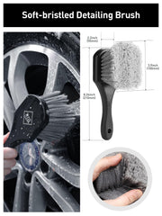 Fantasticlean flexible shaft angled to reach tight wheel recesses