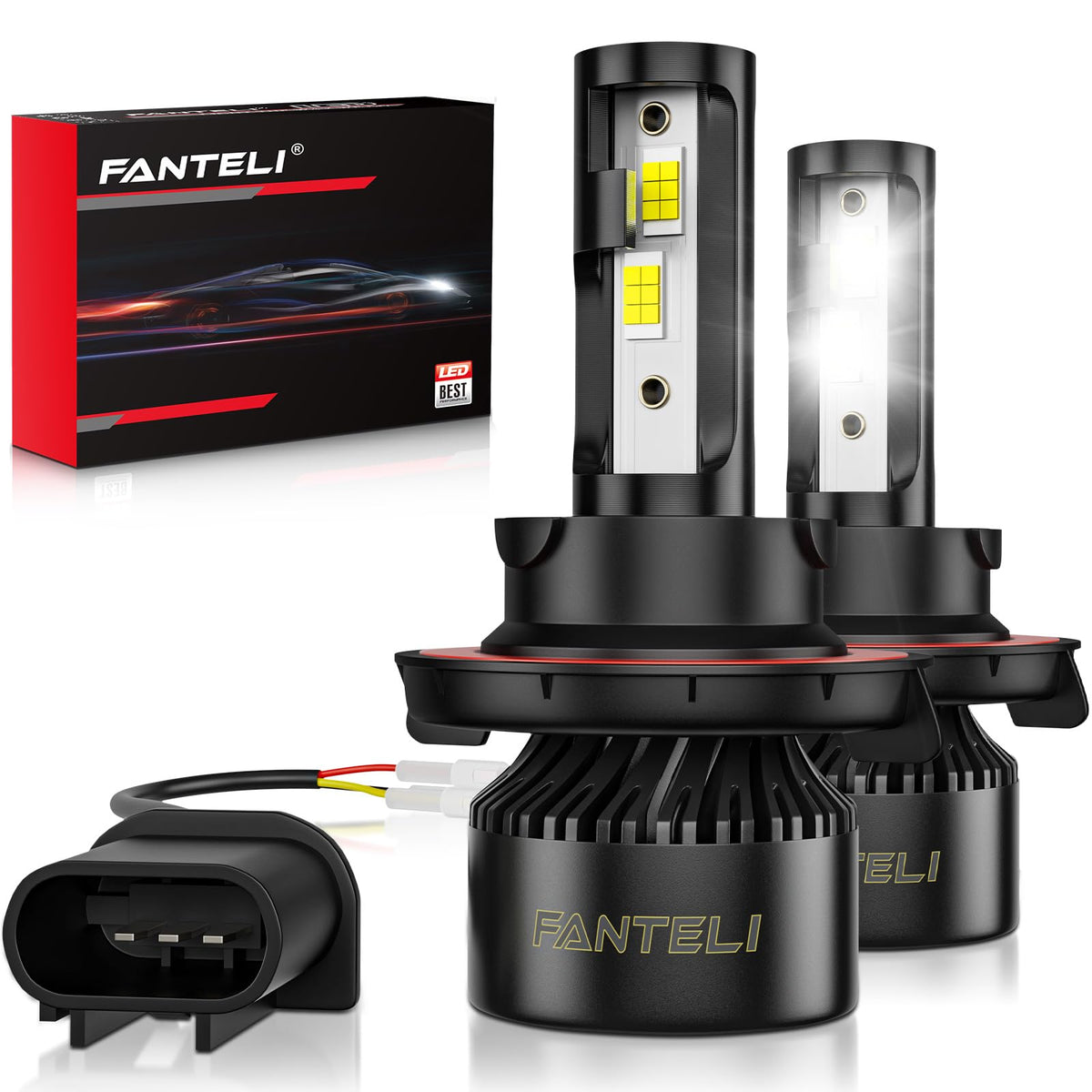 FANTELI front view showing bulb design and high output
