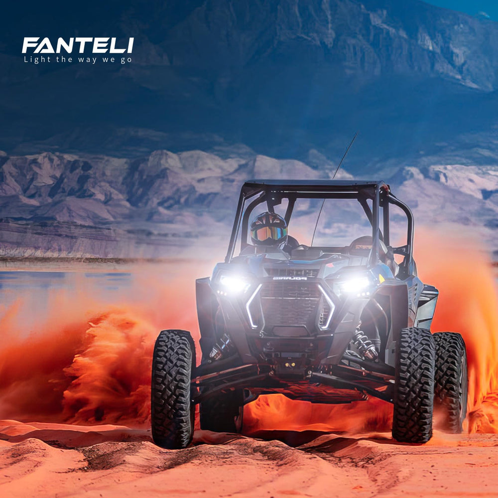FANTELI in night-driving scene illustrating clearer road visibility advantage