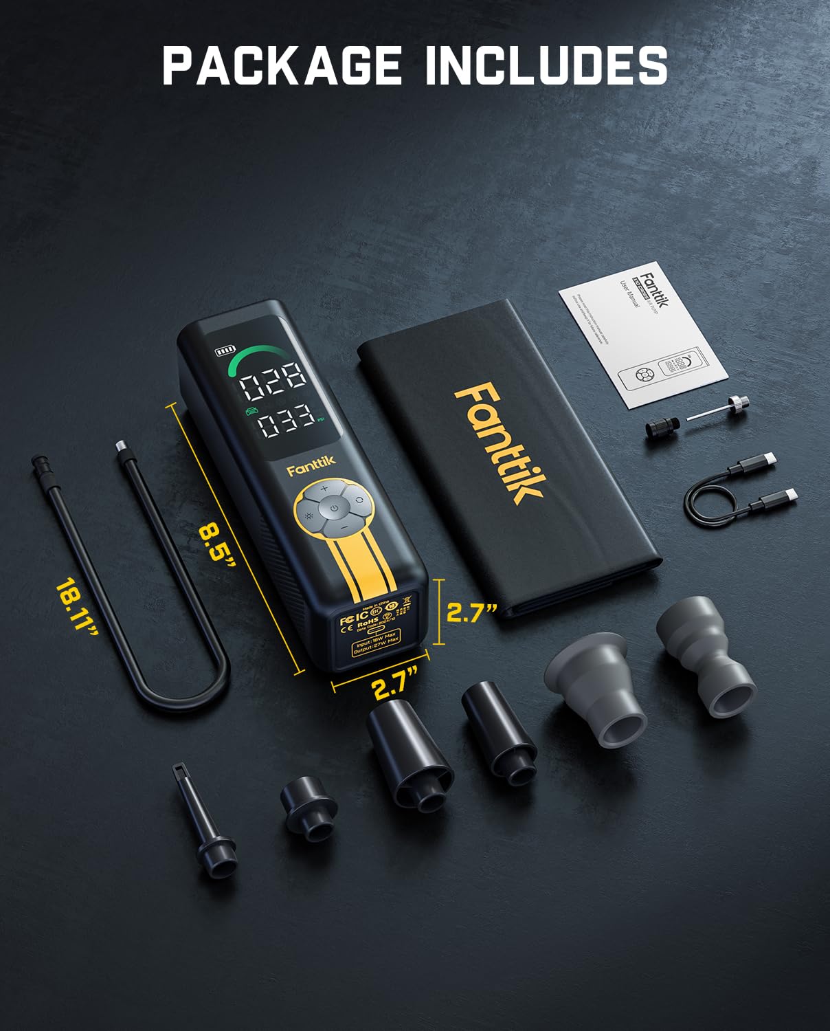 Fanttik X10 accessories and carry case laid out, organized storage and transport benefit