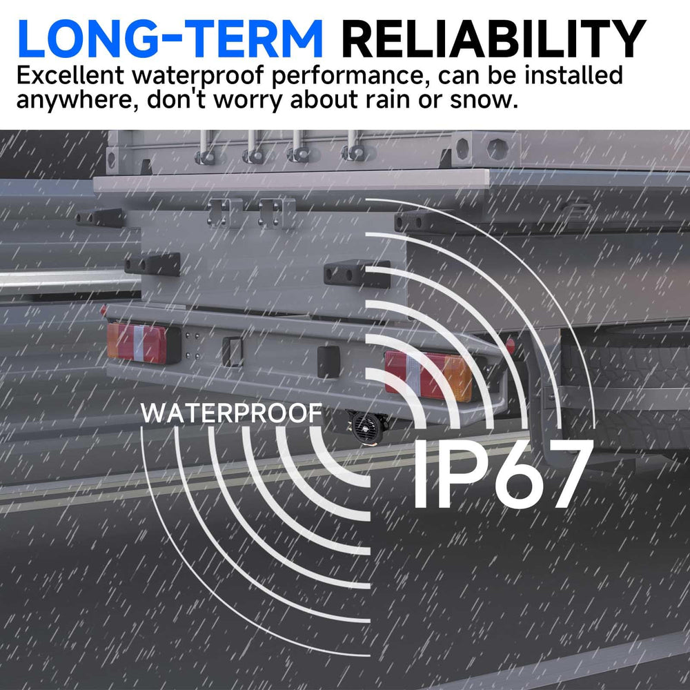FARBIN installed on truck rear demonstrating audible warning coverage benefit