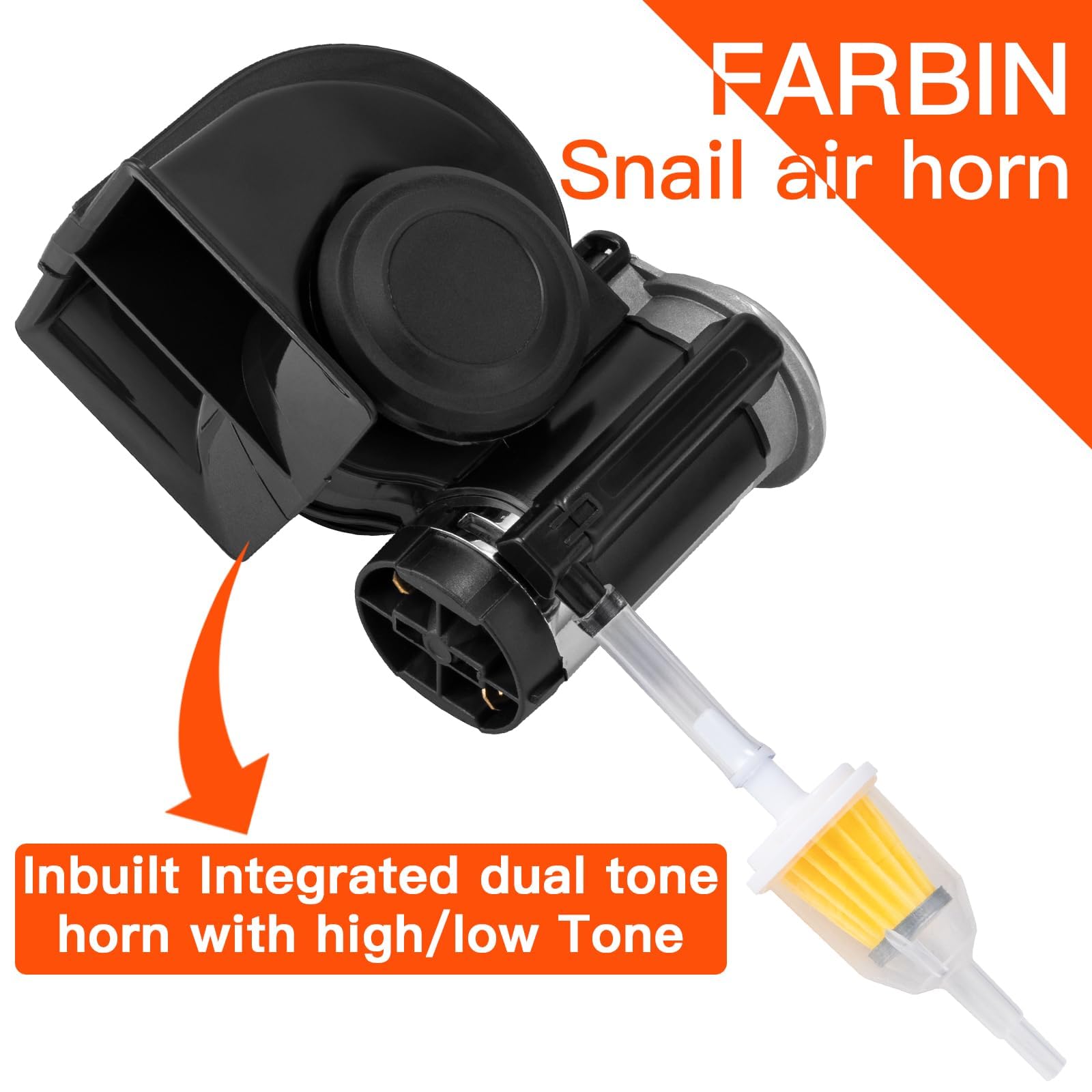 FARBIN compressor close-up highlighting durable copper coil for reliability