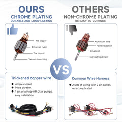 FARBIN wiring harness and relay laid out demonstrating reinforced wiring safety