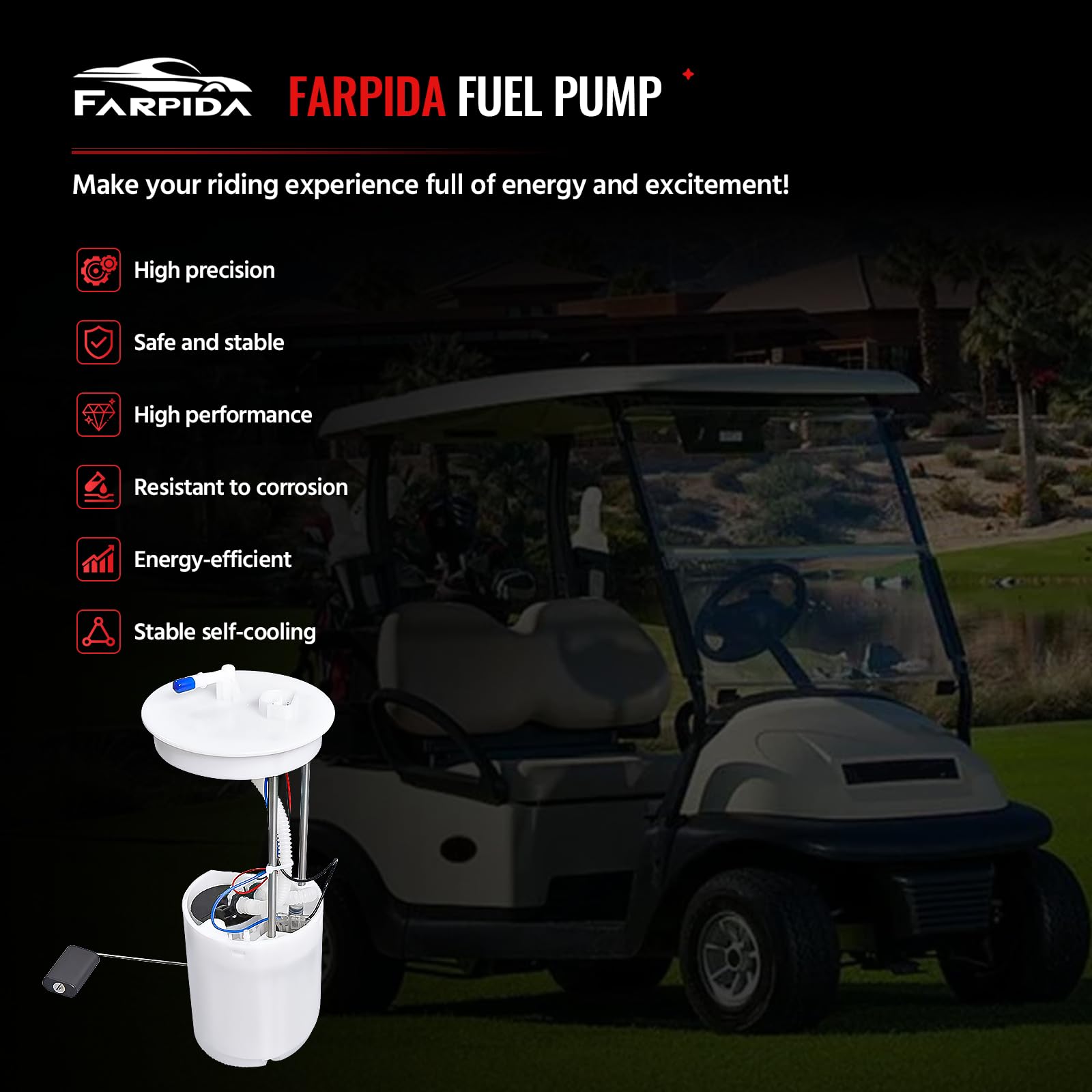 Farpida label with OE numbers 105043401 105282901 for easy verification