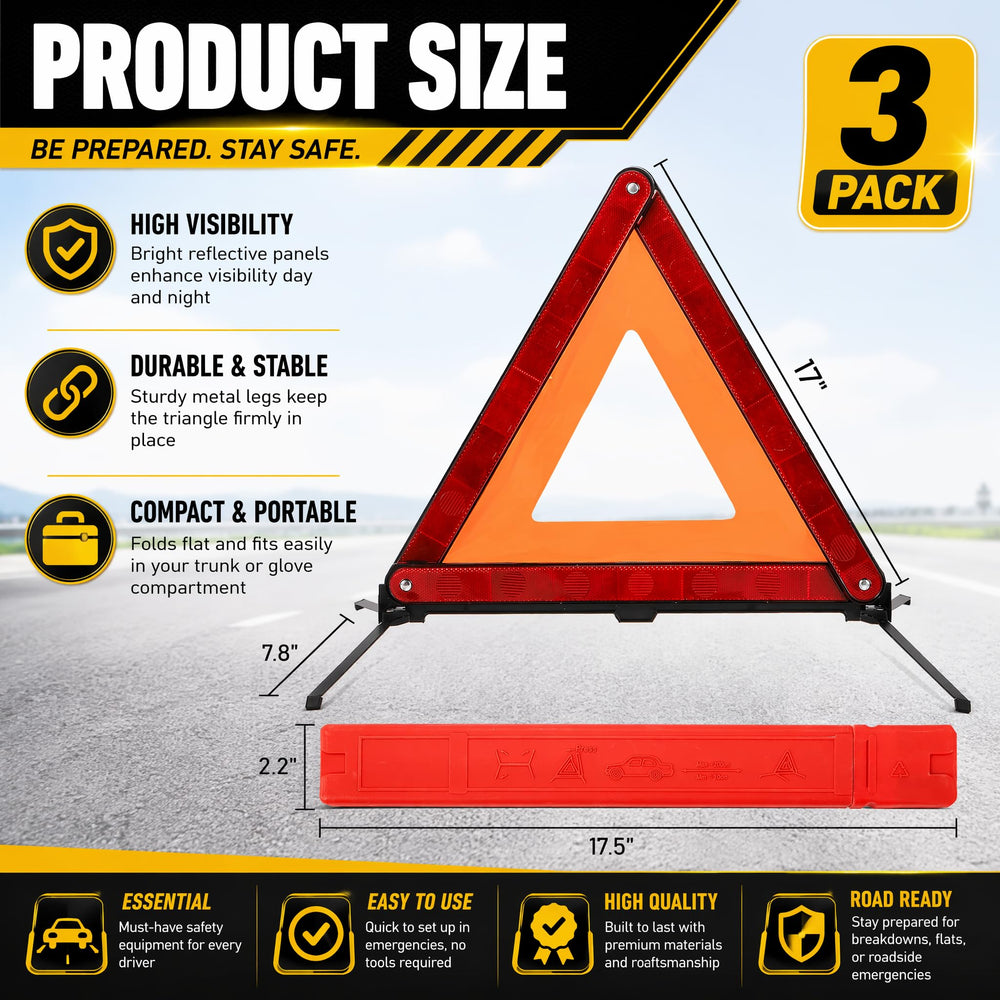Fasmov compact folded triangle in storage box for easy stowing