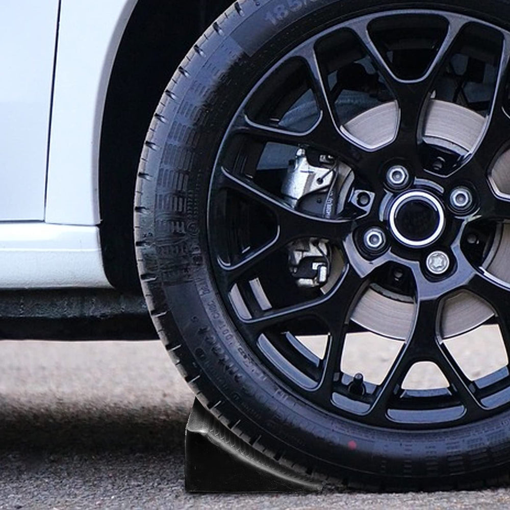 Fasmov pair placed by RV step showing campground stability and convenience benefit