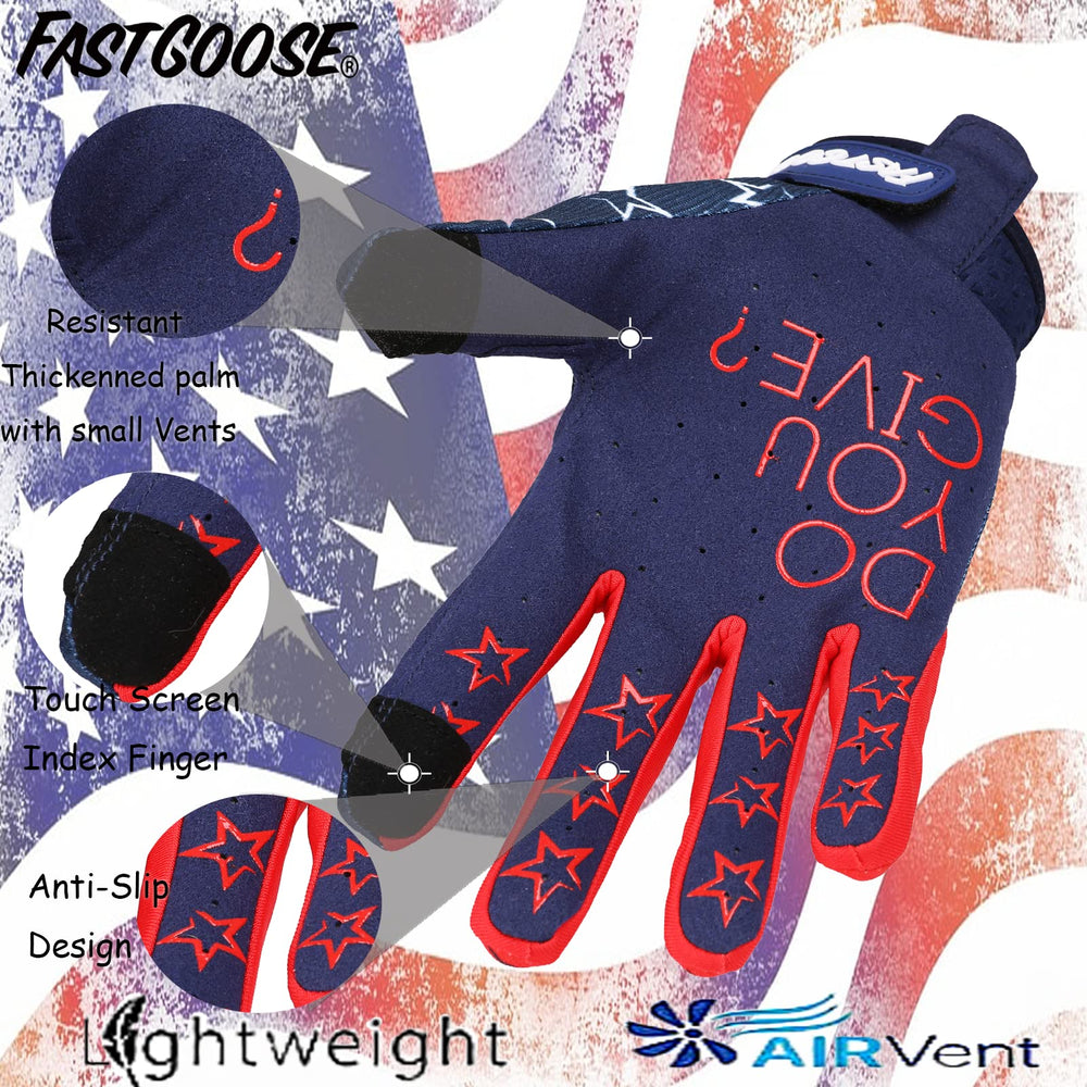 FASTGOOSE palm detail highlighting grip texture for secure control